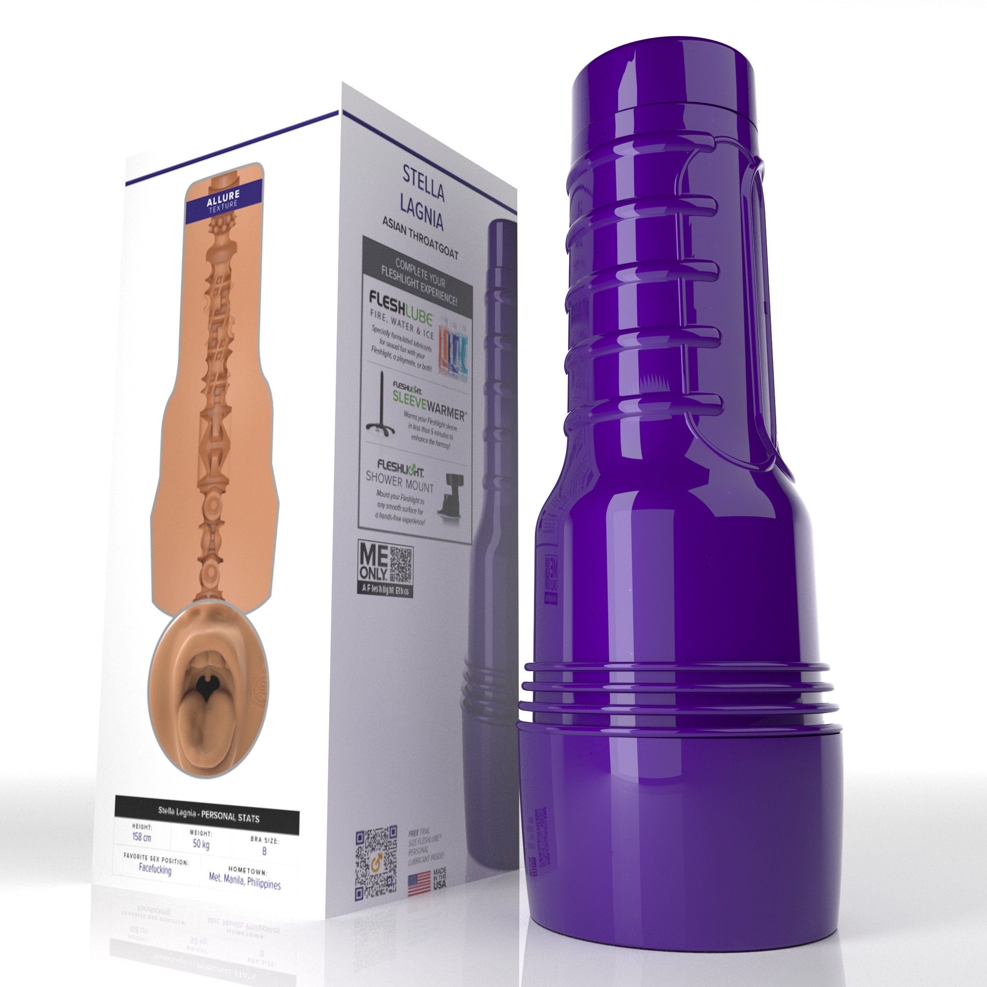 Stella Lagneia Asian ThroatGoat Fleshlight Allure With Case Fleshlight