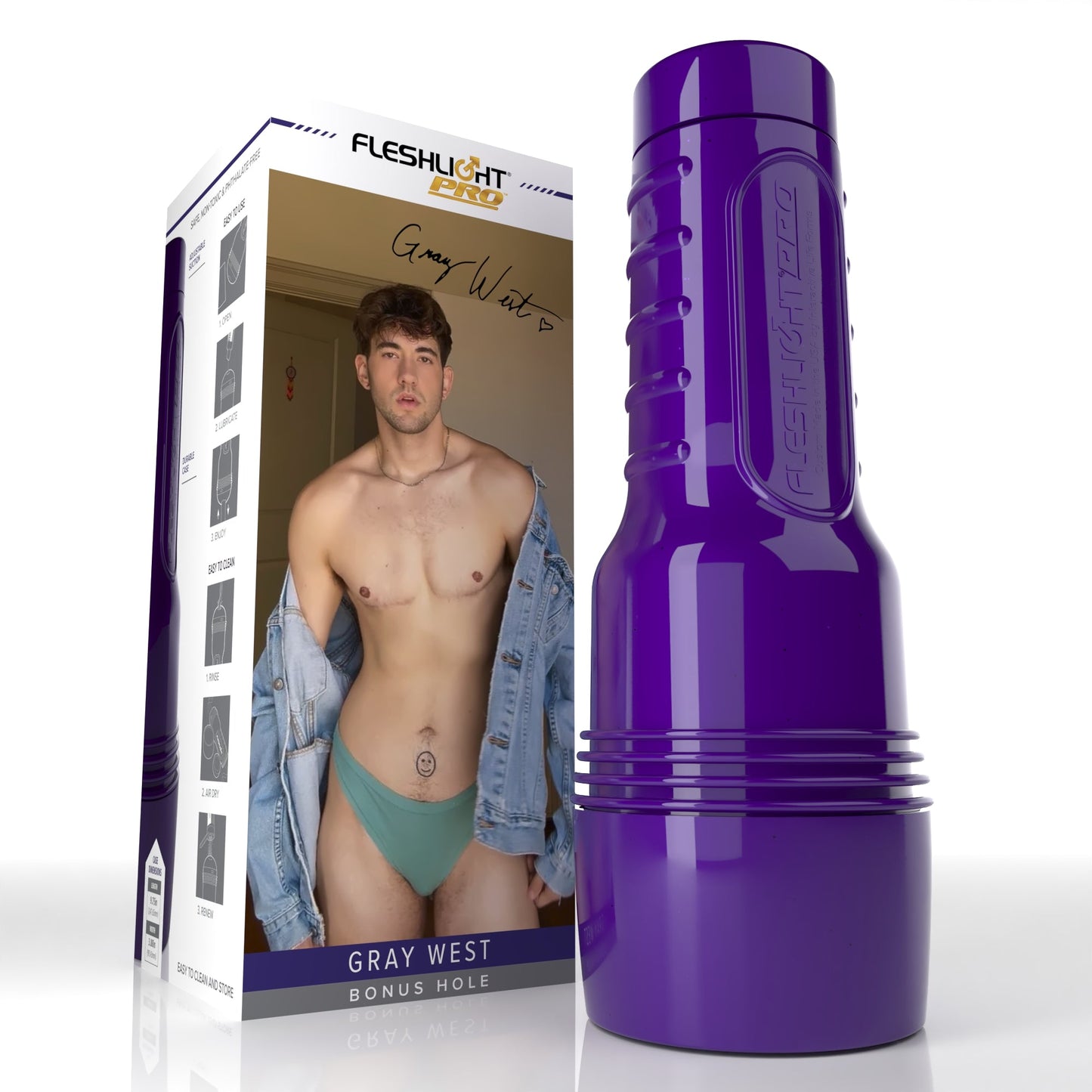 Gray West Fleshlight