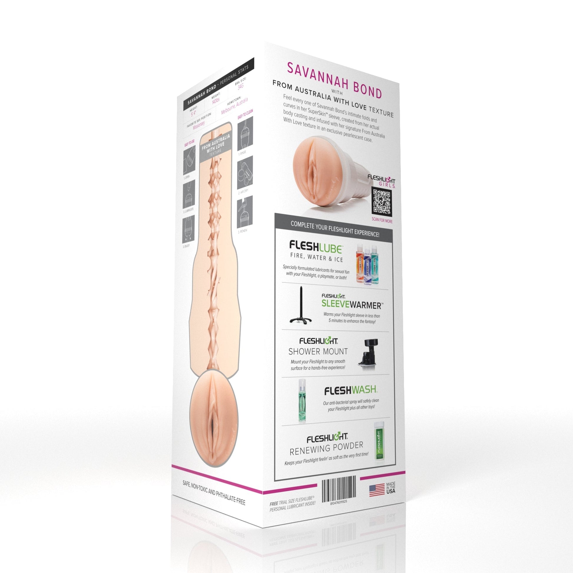 Savannah Bond Fleshlight From Australia With Love (Lady) With case Fleshlight