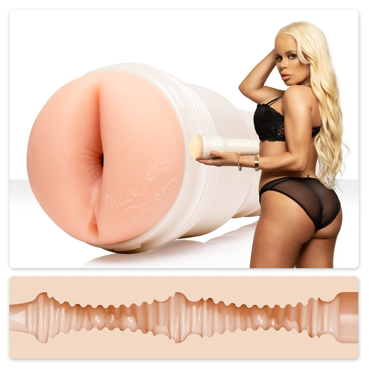Fleshlight Girl Nikki Delano Stroker Fantastica (Butt) With case